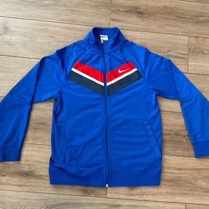 Vintage Blue Nike Zip up Jacket 
-Kids Large 
-Can fit Mens Small /Womens